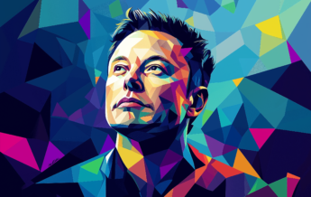 Abstract Elon Musk